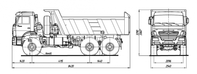6520-6014-53 Самосвал КамАЗ