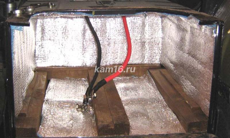 Теплоизоляция АКБ(автомобильная аккумуляторная батарея)
