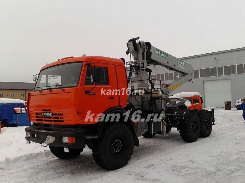 Тягач КАМАЗ 43118 с КМУ ИНМАН ИФ 300 (без электроники)